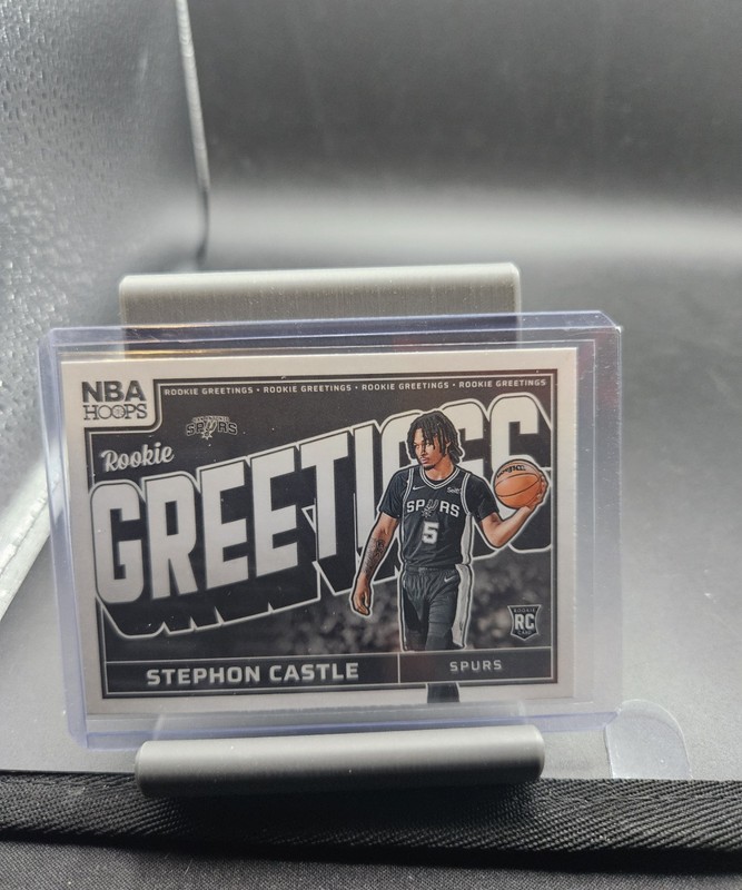2024-25 Panini Nba Hoops - Rookie Greetings Stephon Castle #13 (RC)