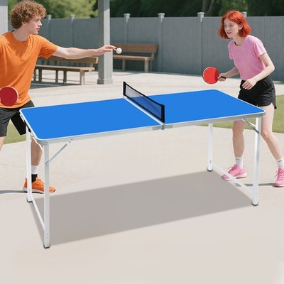 Klappbarer Ping Pong Tisch Indoor & Outdoor Tragbarer Klappbarer Ping Pong Tisch