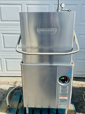 Hobart AM15 208-240 3ph High Temp W/ Heat Booster Commercial Dishwasher Working