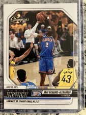 SHAI GILGEOUS-ALEXANDER 35PT PERFORMANCE GAME 4! 2025 PANINI INSTANT 🏀 SP 22!