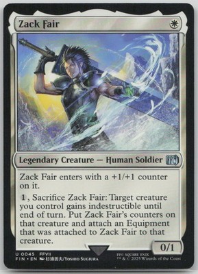 Zack Fair FINAL FANTASY 45 U NM