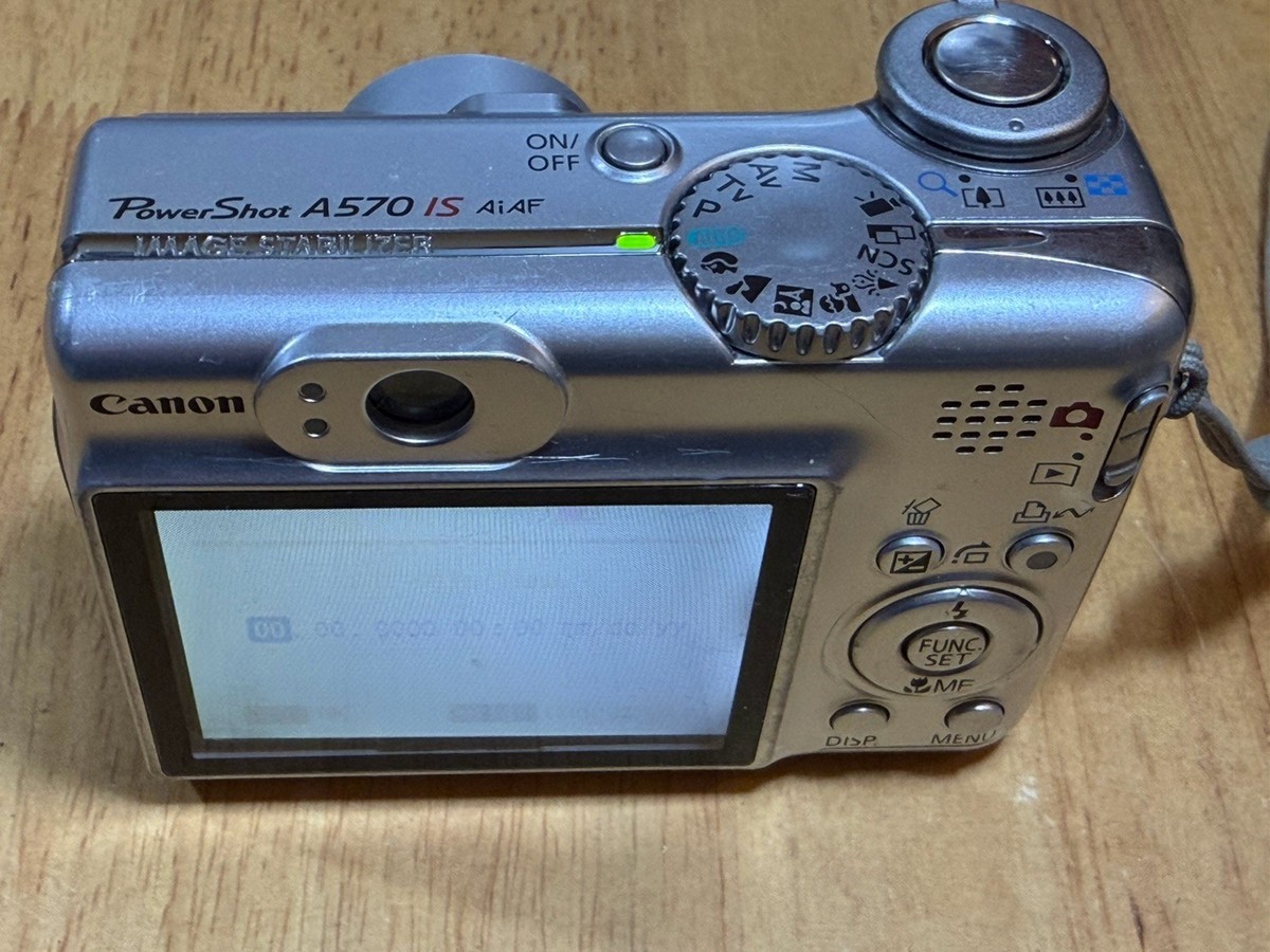 Canon PowerShot A570 IS Digital Camera - Silver for sale online | eBay