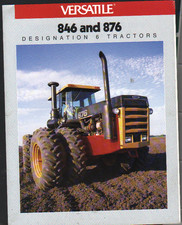 VERSATILE 846 e 876, Denominazione 6, Foglietto Brochure Trattori Articolati