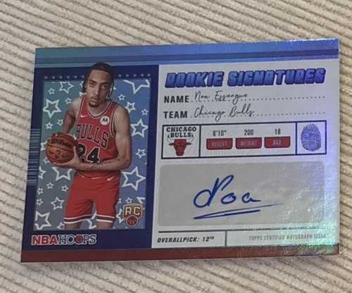 2025 Topps Signature Noa Essengue Base (RAW)