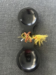 Vintage Ludwig Concert Castanets Black Good Condition