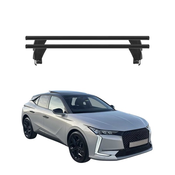 Menabo DachträGer GrundträGer FüR DS DS4 II 2021-2026 Alu Schwarz 2Tlg-image