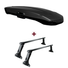 Dachbox Thule Vector Alpine + Dachträger Thule für Mercedes G-Modell Typ W460