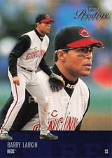 2003 Playoff Prestige Baseball Card  #112 Barry Larkin