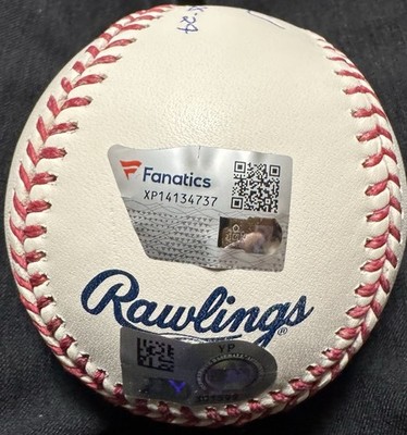 Wyatt Langford Signed MLB Debut Official Major League Baseball