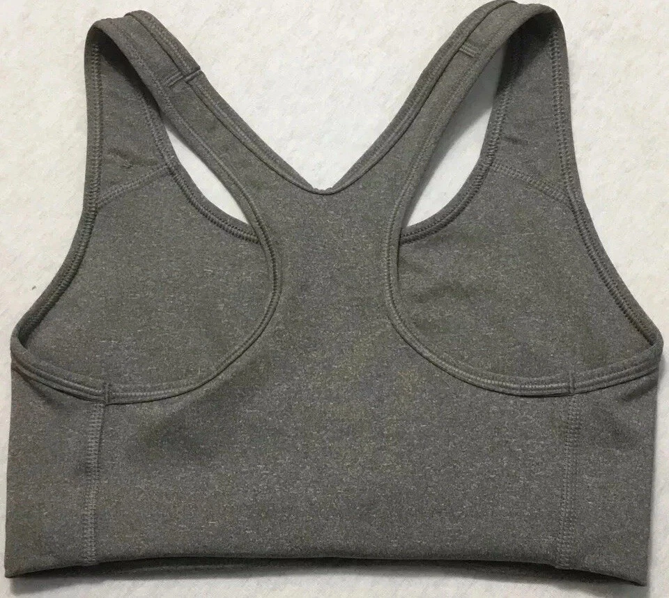 Sujetador Nike Pro para mujer XS gris clásico Swoosh soporte de entrenamiento [899370-091] nuevo con etiquetas Foto 2 de 4