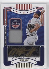 2024 Stars and Stripes Materials Signatures Black Gold 6/50 Mitch Voit Auto 0j81