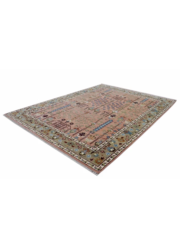 VENTA Alfombra Life of Tree 8x10, Alfombra de lana Oushak anudada | Alfombras de dormitorio de diseño Foto 3 de 4