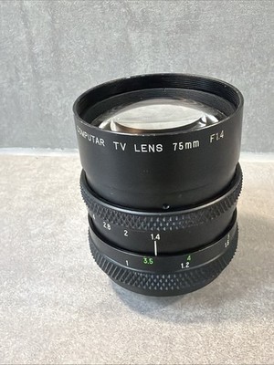 Computar VT TV Lens 75 mm/1.4 Objektiv C-mount - Gutes Glas! Volle Funktion