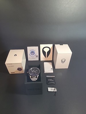 Nixon 51-30 CHRONO quartz men's chrono watch A083-1762 SILVER GUNMETAL 