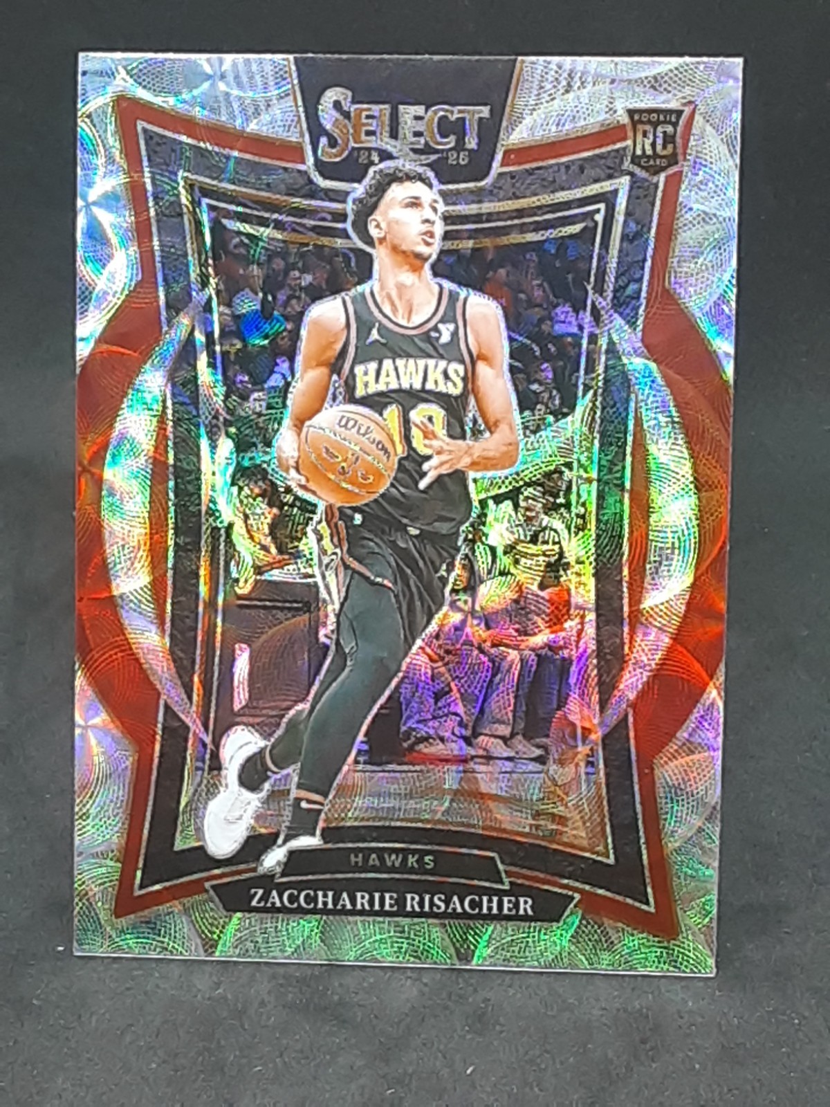 ZACCHARIE RISACHER 2024-25 SELECT CONCOURSE SILVER SCOPE ROOKIE HAWKS QQ