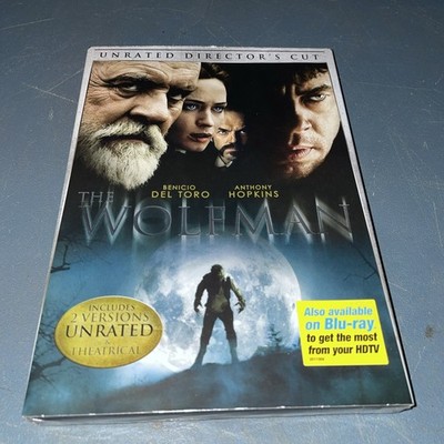 THE WOLFMAN Unrated Director's Cut DVD w/Slipcover Sealed Brand NEW
