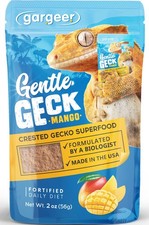 Gargeer 2oz Gentle Geck Mango Diet - Crested Gecko Food. Made In USA