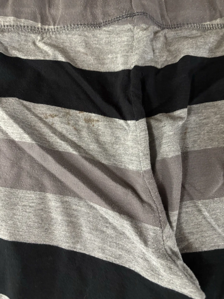 Черный и серый в полоску пижамы брюки женщин средний б/у - Изображение 4 из 4