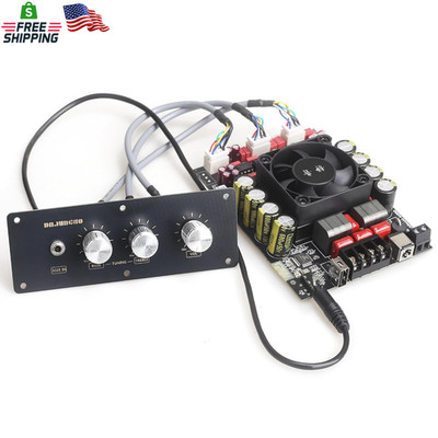 T220HS-W Power Amplifier Board 2.0 Channel 220W×2 with Treble and Bass, 12V-36V