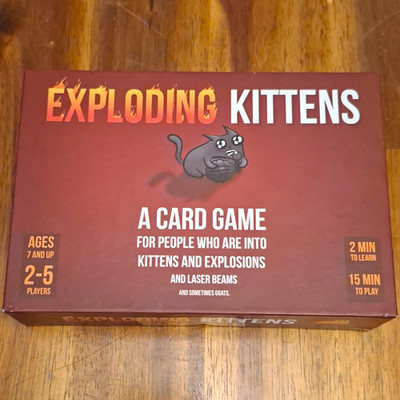 Exploding Kittens Exploding Kittens Strategy Card Game 2-5 Players 2015