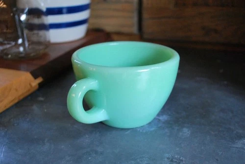 Vintage Fire King Jadeite Restaurant Ware Coffee Cup C-Handle