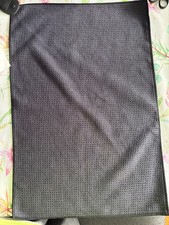 Golf Microfiber Magnetic Cart Bag Towel Black 15 x 22 inches