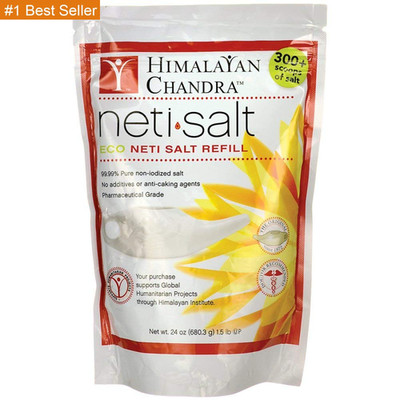 Himalayan Chandra Neti Pot Salt Bag, 1.5 Pound