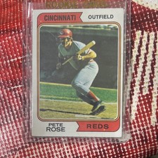 1974 Topps Pete Rose #300 Cincinnati Reds Base Set Major League Baseball