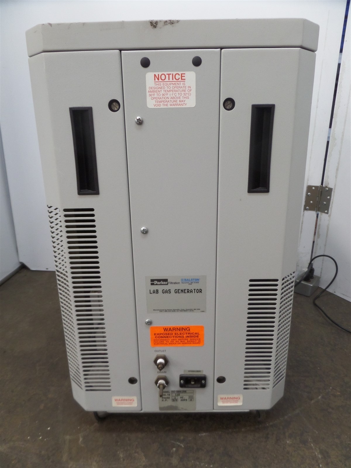 Parker Filtration 74-5041NA Lab Gas Generator