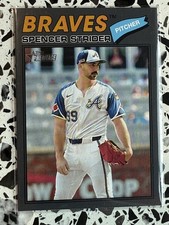 2026 Topps Heritage - Spencer Strider #41 Dark Gray Border