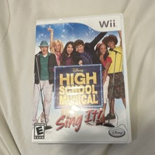 Disney High School Musical: Sing It! - Nintendo Wii Sing It Series E w/ Manual