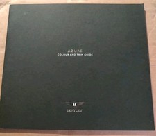 2006 Bentley Azure Colour Sample & Trim Guide Options Brochure