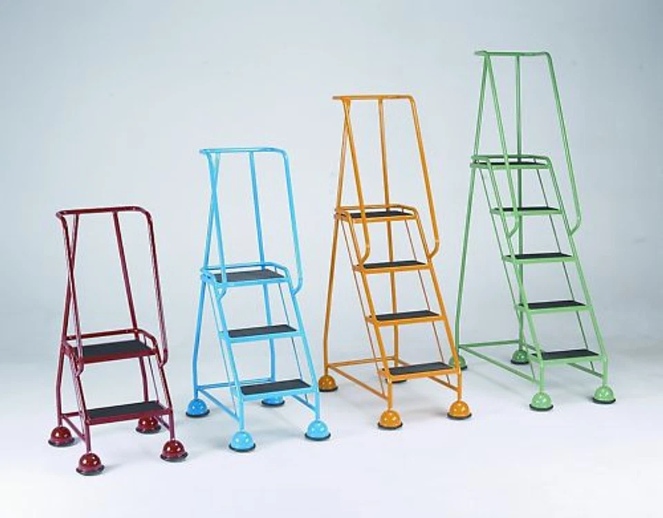 NEW British Made Classic Mobile Safety Steps Access Ladder Size & Colour Choice