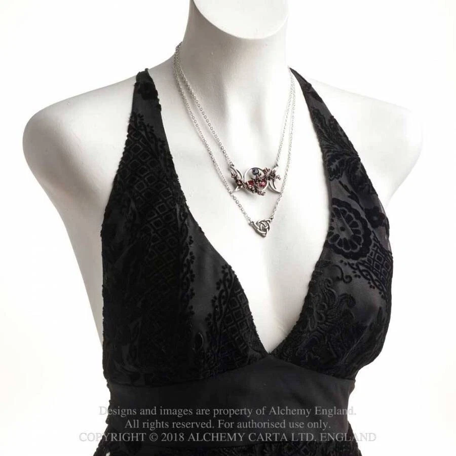 Collana Alchemy England Gothic P785 Wiccan Goddess of Love Peltro - Immagine 4 di 4