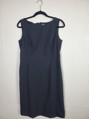 Tahari Arthur S.Levine Classics Size 6 Sheath Dress Black Midi Womens Dress  | eBay