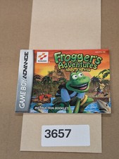 Frogger's Adventures: Temple of the - Game Boy Advance - Manual Only  NO GAME 