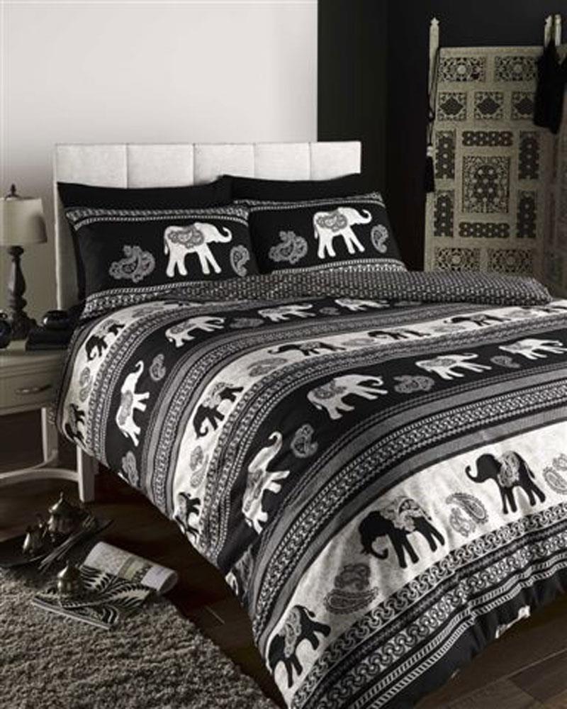 NEW ANIMAL PRINT DUVET SETS ZEBRA LEOPARD SAFARI WOLF QUILT COVER BED