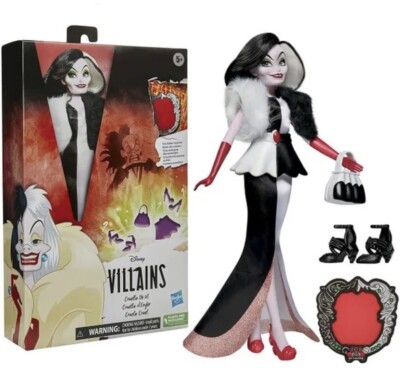 Disney's CRUELLA DE VIL DEVILLE POWER IN PINSTRIPES DOLL 101 DALMATIANS Barbie | #1989734517