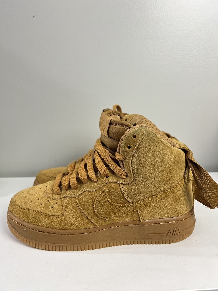 Nike Air Force 1 High LV8 Size 5Y Wheat 807617-701 | eBay
