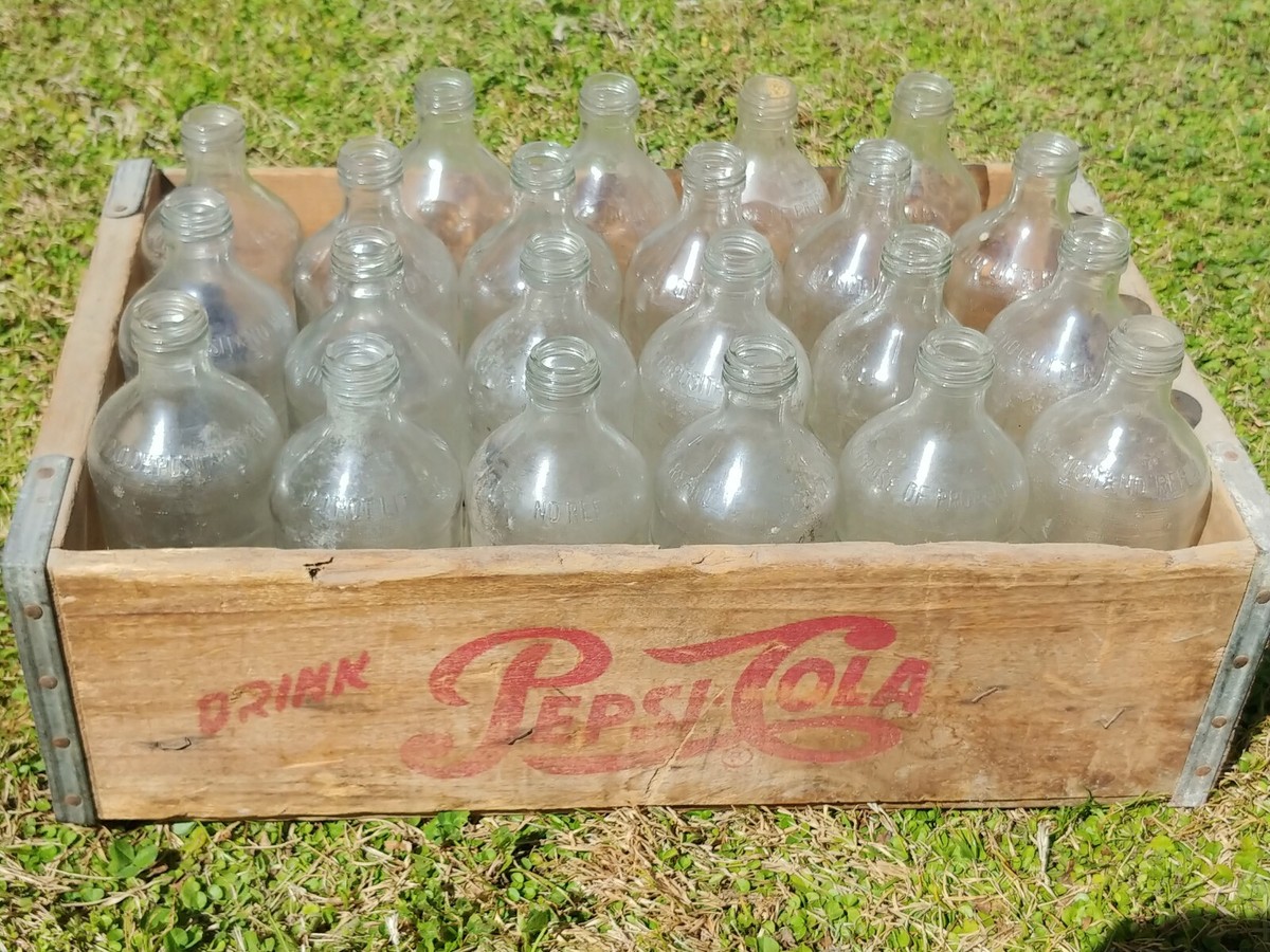 50's-60's Pepsi Glass Bottles Collectible Antique 10oz | eBay