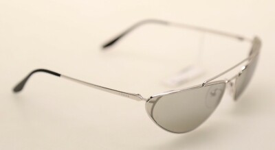 Prada SPR 62V 1BC-1I2 Cat Eye Silver/Light Grey Lenses  display picture 3