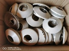 2x  Antik Alt Messing Rosetten Massiv 1/2 Zoll Armatur Heizung Fenster Tür Möbel