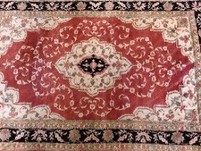 Tappeto ghoum seta fatto a mano unico 77cm x 120cm ottime condizioni 