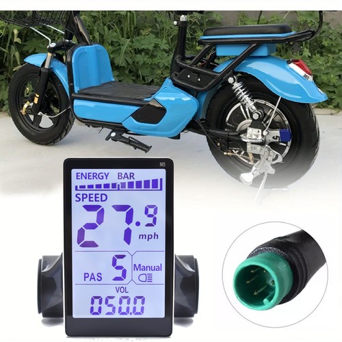 UART2 5 Pin Electric Scooter LCD Display Computer M5 LCD Panel Screen