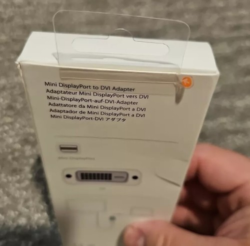 NEW Apple MB570LL/B Mini DisplayPort to DVI Adapter WHITE OEM - Picture 3 of 4