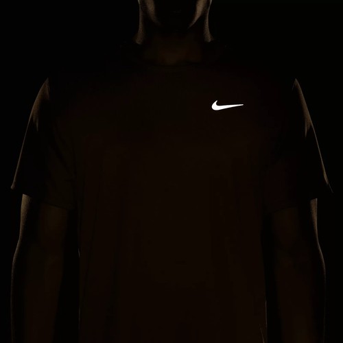 Nike Dri-FIT Tech UV Miler Running Top T-Shirt Bronzine DV9315-716 Men's NEW - Picture 4 of 4