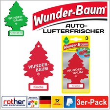 Wunderbaum Auto Lufterfrischer Duftbaum Autoduft Duft Kirsche 3er-Karte