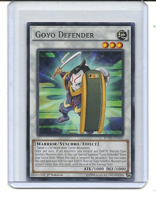 Goyo Defender Yu Gi Oh Bosh En050 Ebay