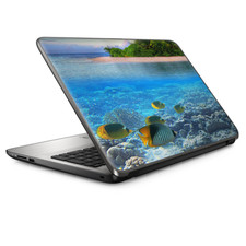 Universal Laptop Skins wrap for 15" - Underwater Snorkel Tropical Island