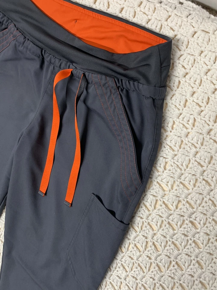 Pantalones Médicos Urbane Performance Para Mujer con Cordón Talla Etiqueta SML Gris Recto... Foto 4 de 4